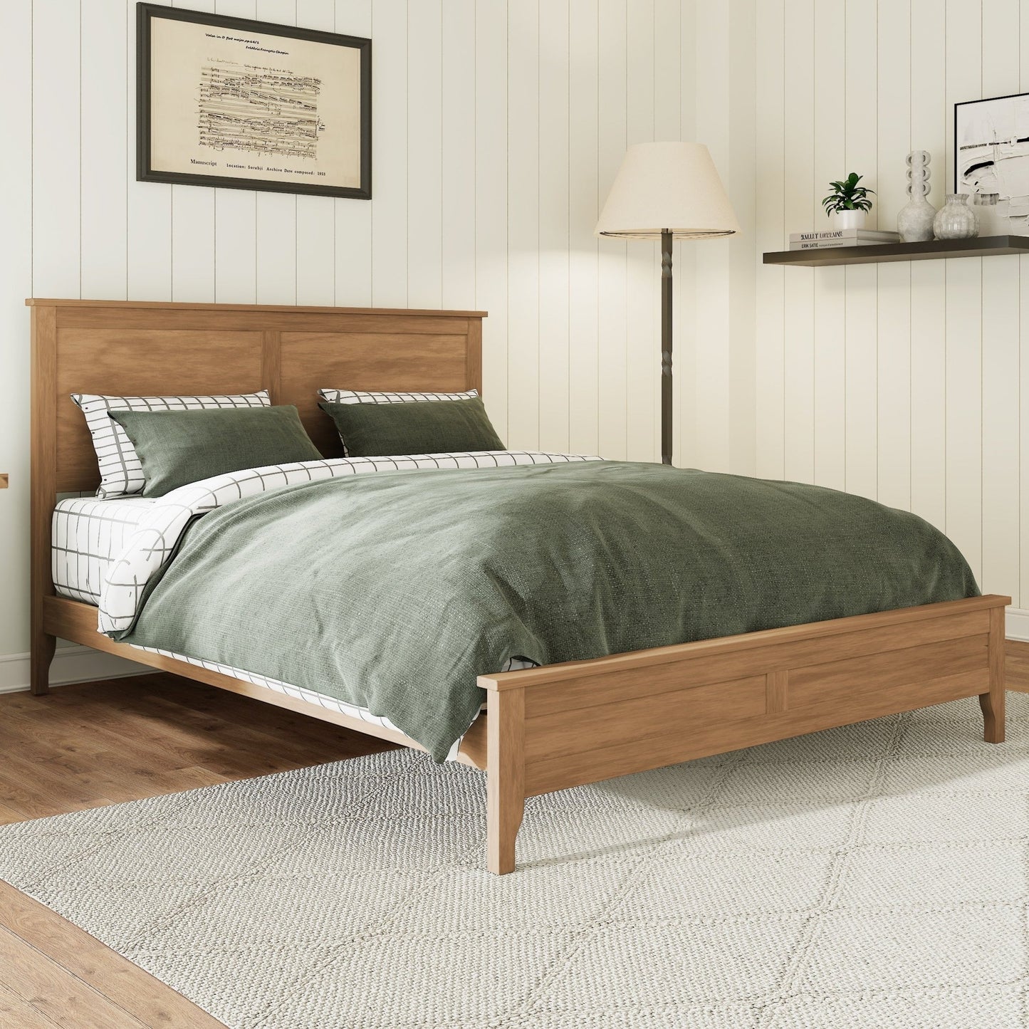 Seadrift Queen Platform Bed - Solid Wood - Bunk and Bed Co.
