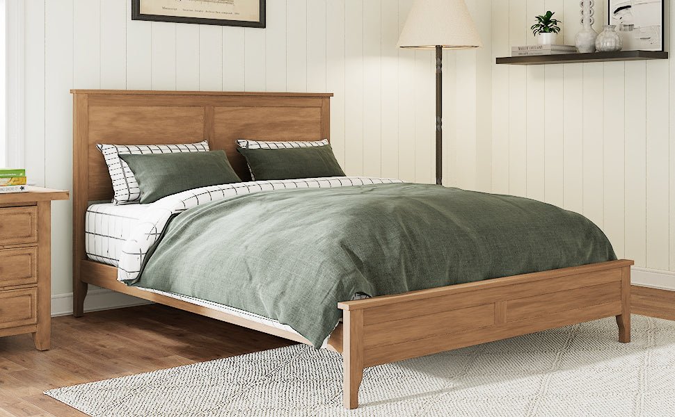Seadrift Queen Platform Bed - Solid Wood - Bunk and Bed Co.