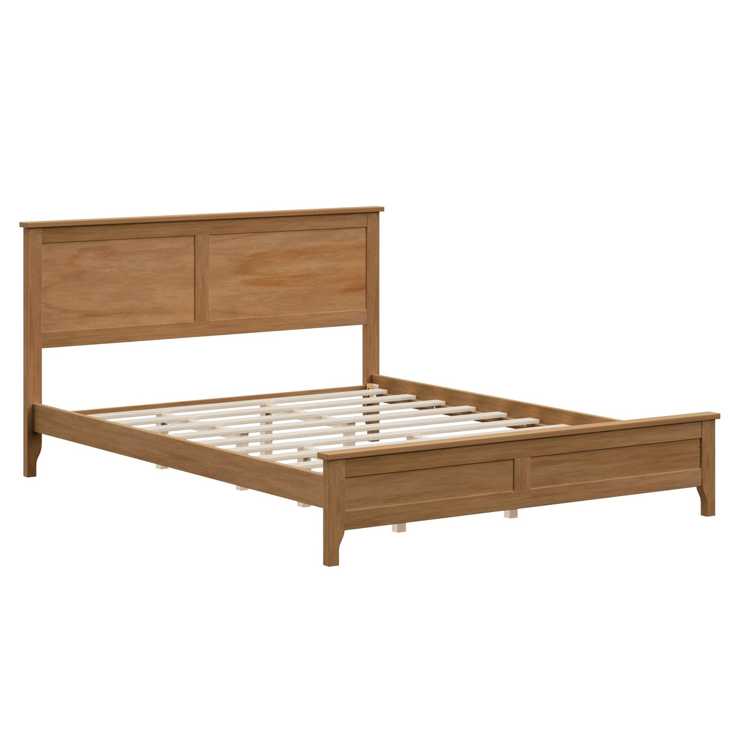 Seadrift Queen Platform Bed - Solid Wood - Bunk and Bed Co.