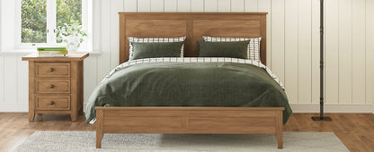 Seadrift Queen Platform Bed - Solid Wood - Bunk and Bed Co.