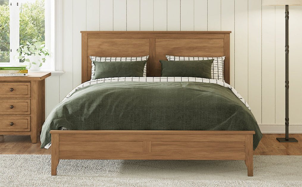 Seadrift Queen Platform Bed - Solid Wood - Bunk and Bed Co.