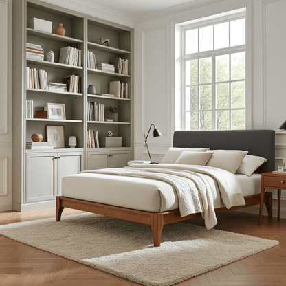 Stevenson Full Size Bed Frame Modern Platform Style Bed - Bunk and Bed Co.