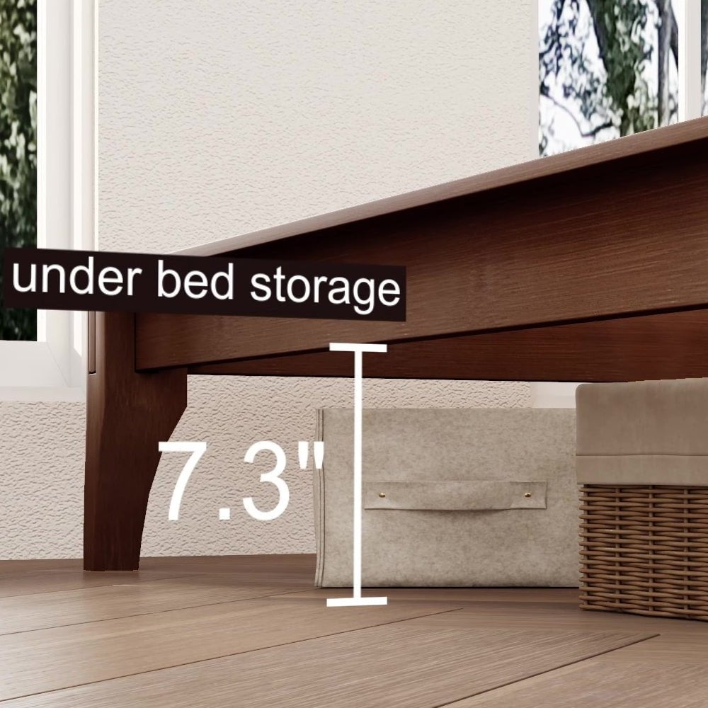 Stevenson Full Size Bed Frame Modern Platform Style Bed - Bunk and Bed Co.