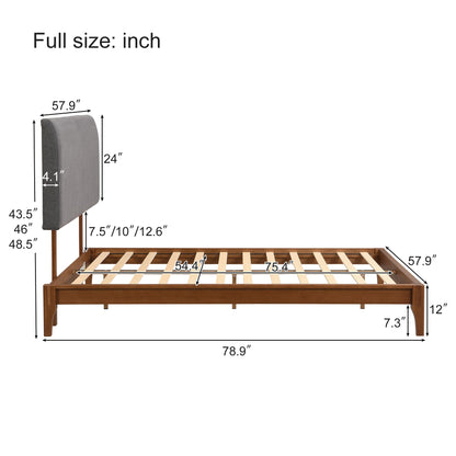 Stevenson Full Size Bed Frame Modern Platform Style Bed - Bunk and Bed Co.