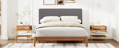 Stevenson Full Size Bed Frame Modern Platform Style Bed - Bunk and Bed Co.