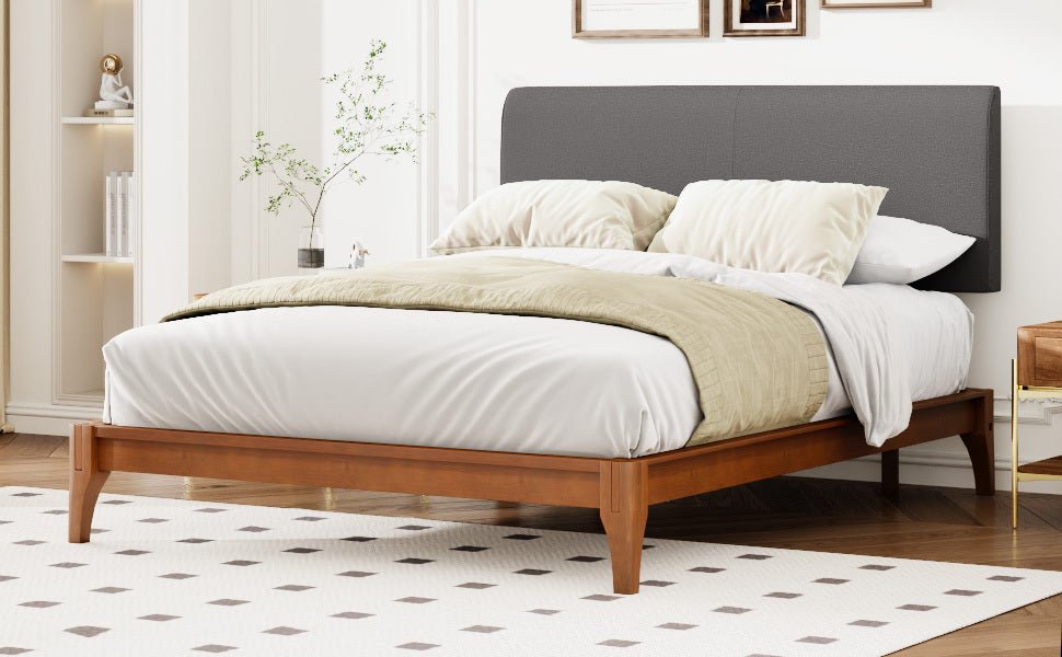 Stevenson Full Size Bed Frame Modern Platform Style Bed - Bunk and Bed Co.