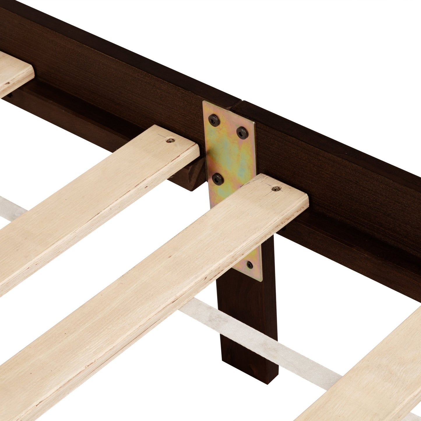 The Carolina Rattan King Size Bed Espresso - Bunk and Bed Co.