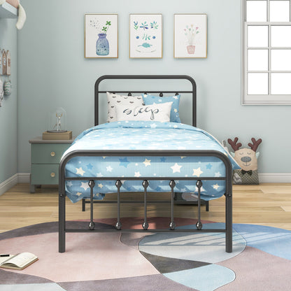 The Charlotte Metal Bed Frame Twin - Bunk and Bed Co.