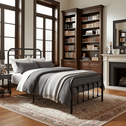 The Charlotte Metal Bed Frame Twin - Bunk and Bed Co.