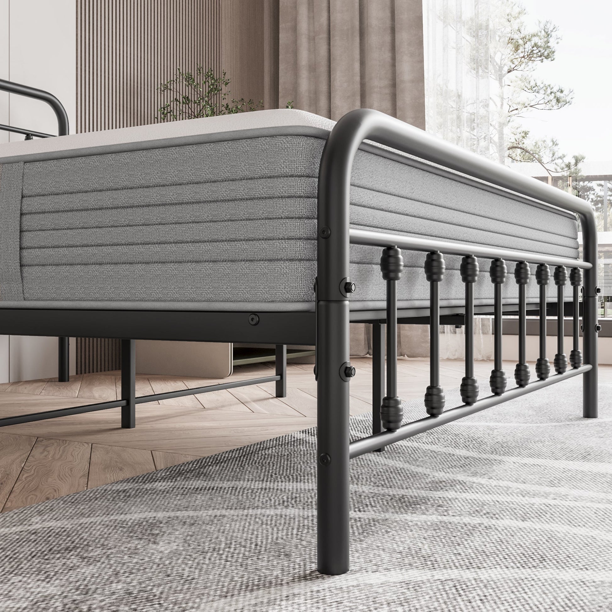 The Charlotte Victorian Full Metal Bed - Bunk and Bed Co.