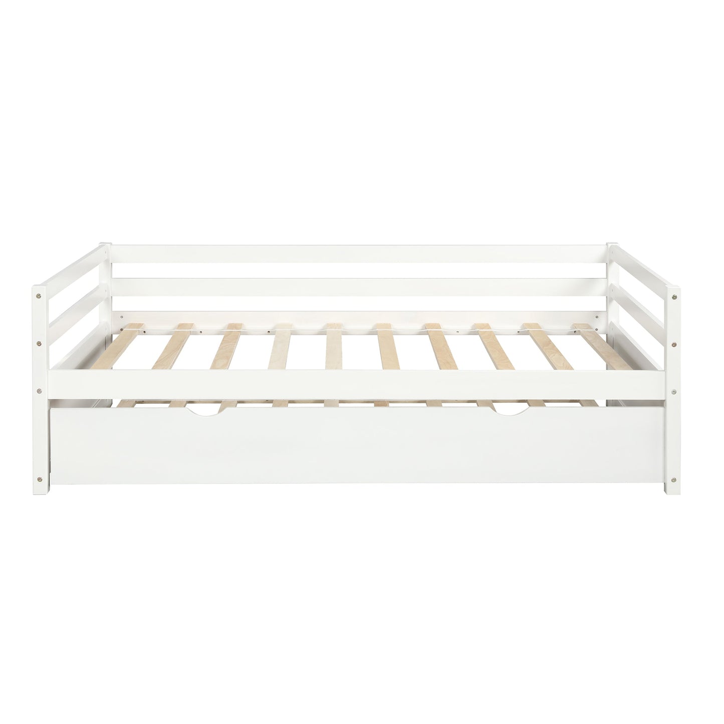The Willow Creek DayBed with Trundle White - Bunk and Bed Co.